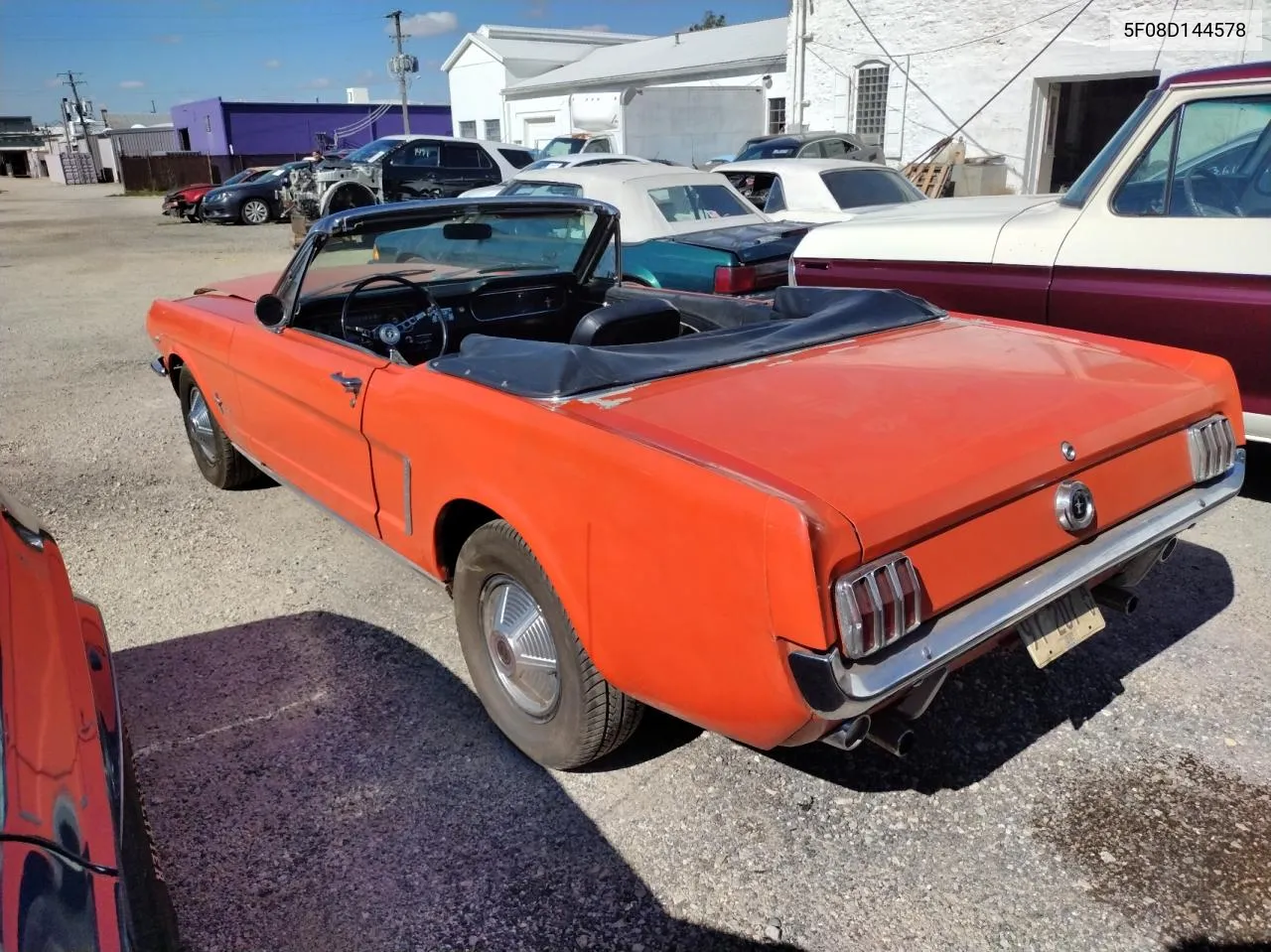 1965 Ford Mustang VIN: 5F08D144578 Lot: 74001204