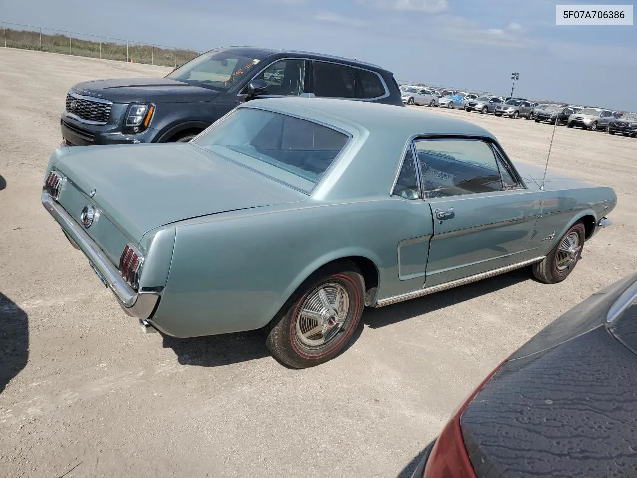 1965 Ford Mustang VIN: 5F07A706386 Lot: 75508324