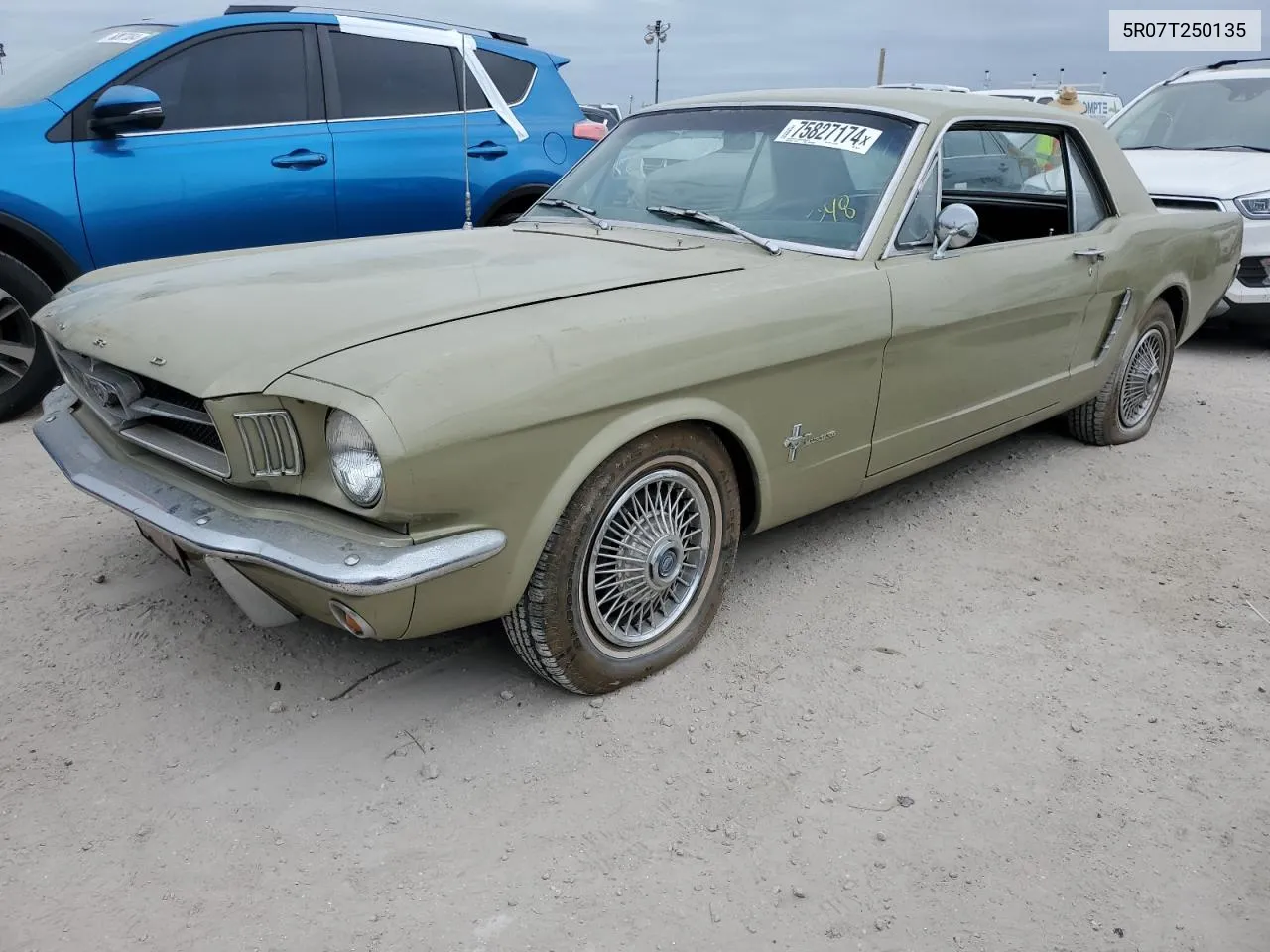 1965 Ford Mustang VIN: 5R07T250135 Lot: 75827174