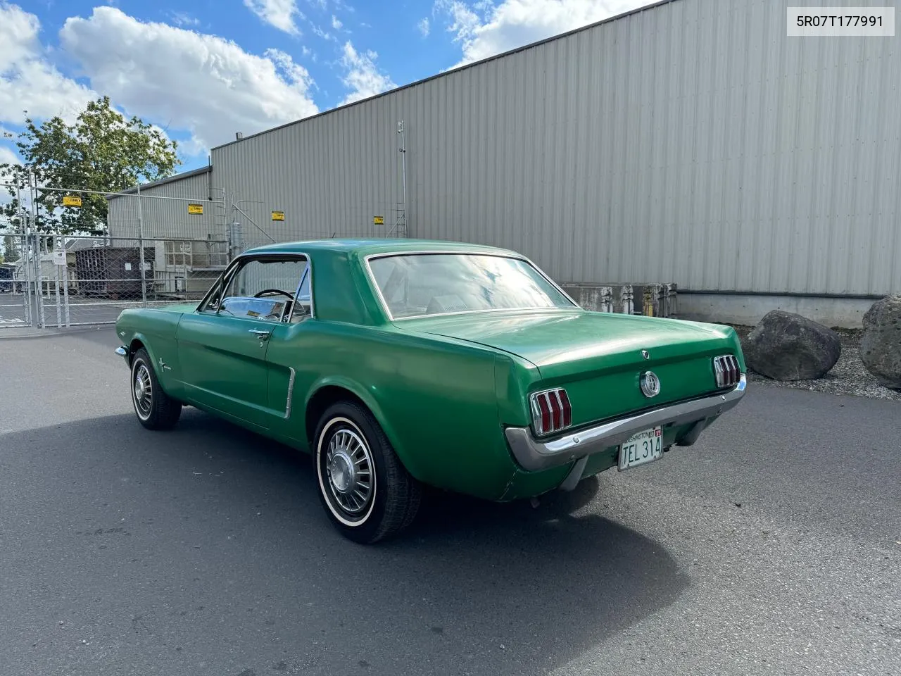 1965 Ford Mustang 2D VIN: 5R07T177991 Lot: 76381614