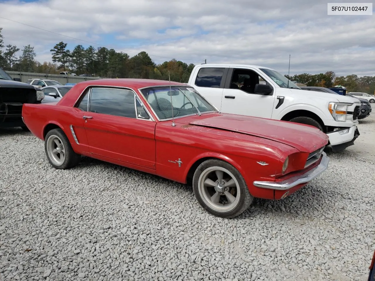 1965 Ford Mustang VIN: 5F07U102447 Lot: 79881734