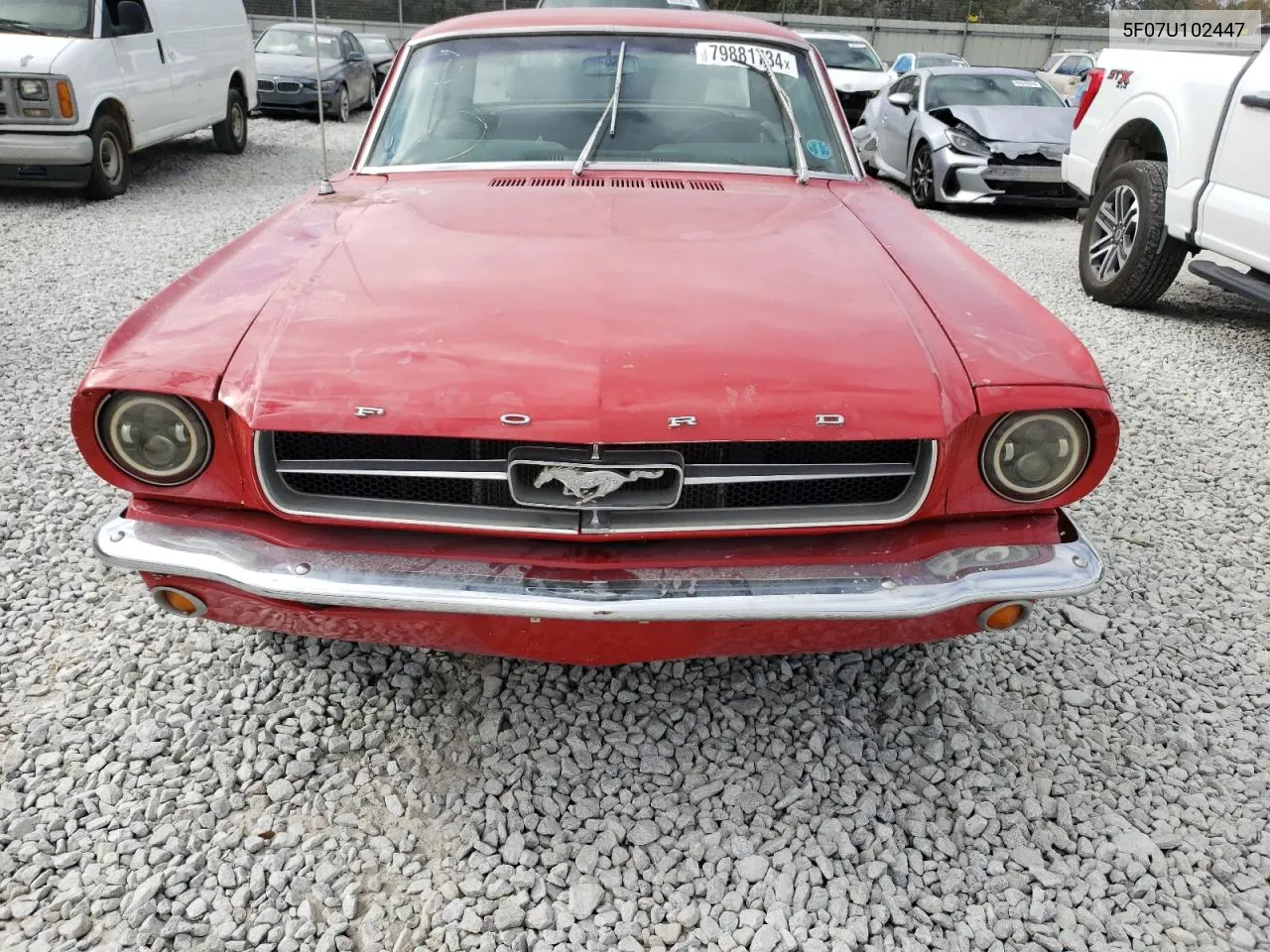 1965 Ford Mustang VIN: 5F07U102447 Lot: 79881734