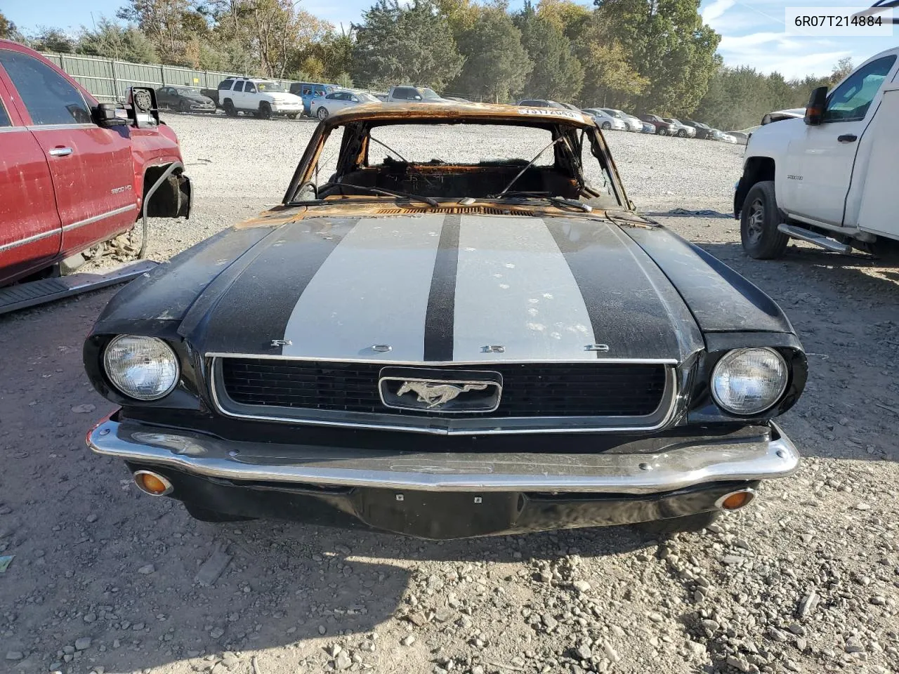 1966 Ford Mustang VIN: 6R07T214884 Lot: 71916764