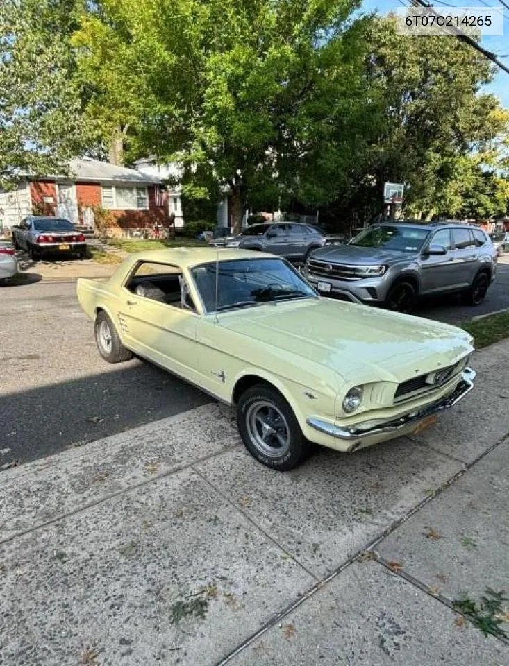 1966 Ford Mustang VIN: 6T07C214265 Lot: 73684134