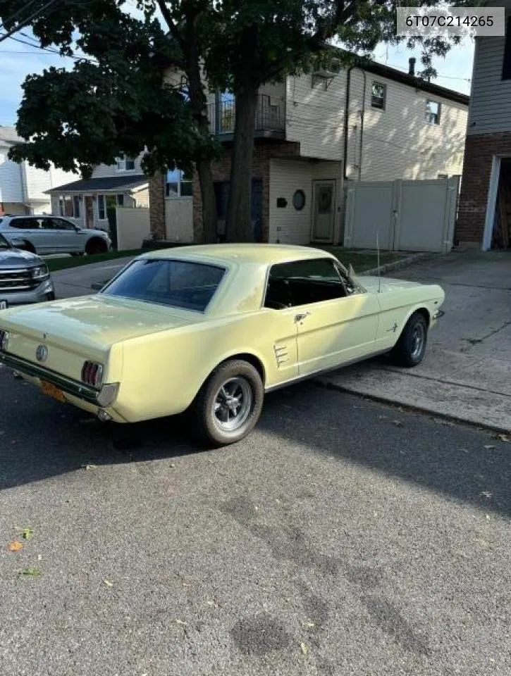 1966 Ford Mustang VIN: 6T07C214265 Lot: 73684134