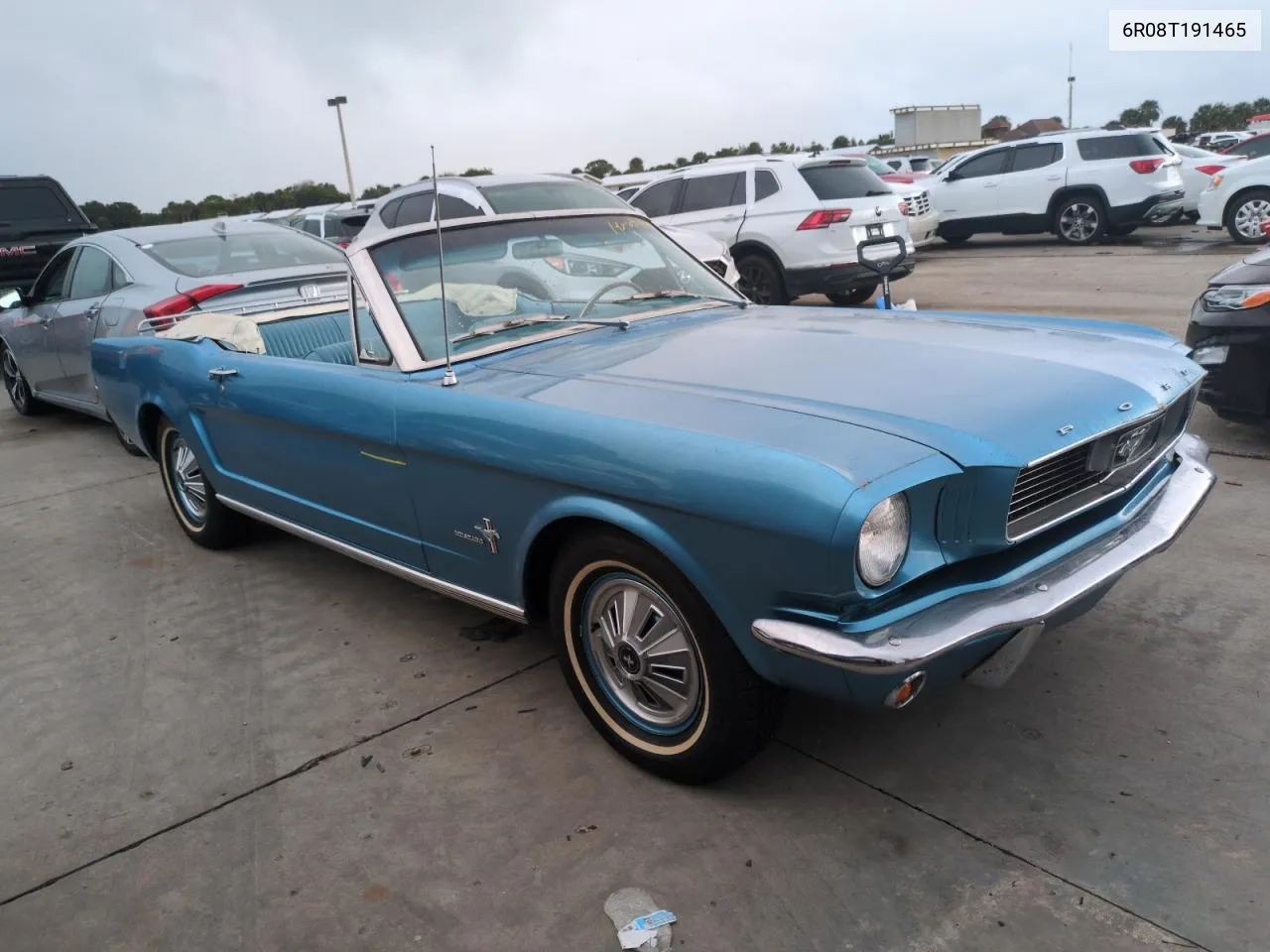 1966 Ford Mustang VIN: 6R08T191465 Lot: 74263644