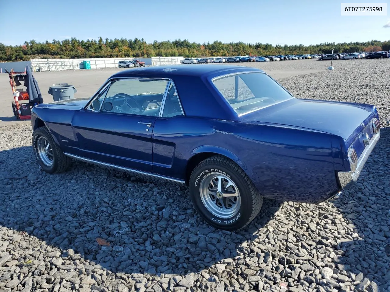 1966 Ford Mustang VIN: 6T07T275998 Lot: 74972714