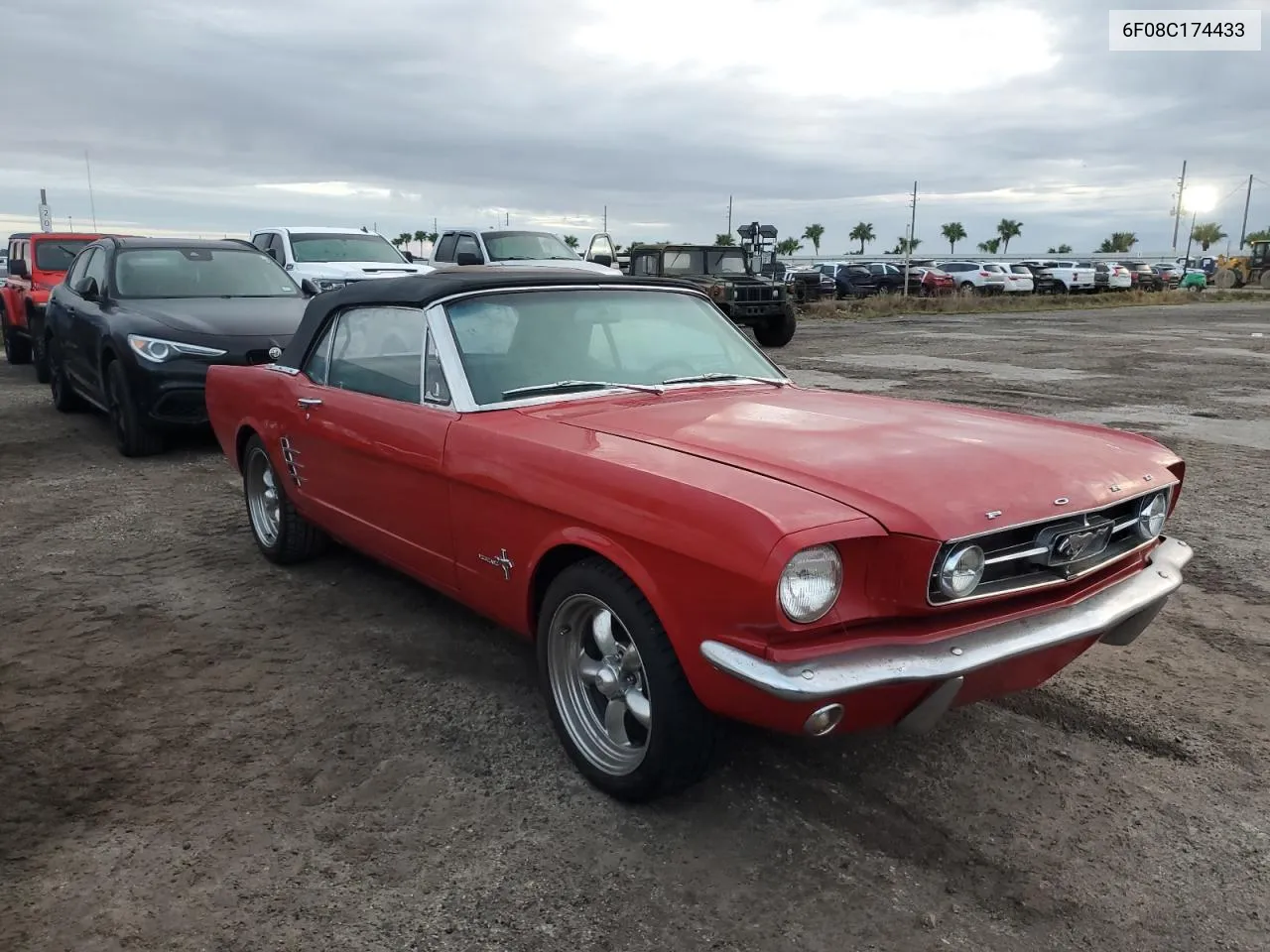 1966 Ford Mustang VIN: 6F08C174433 Lot: 75077874