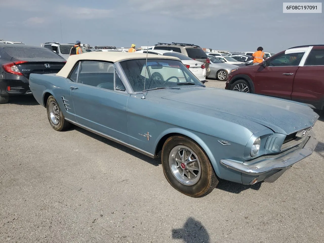 1966 Ford Mustang VIN: 6F08C197091 Lot: 75120574