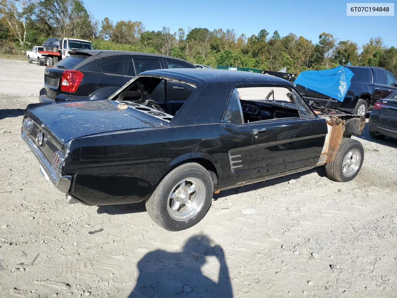 1966 Ford Mustang VIN: 6T07C194848 Lot: 76836574