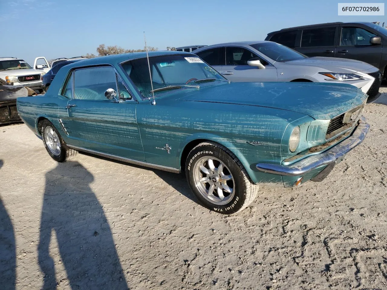 1966 Ford Mustang VIN: 6F07C702986 Lot: 76950374