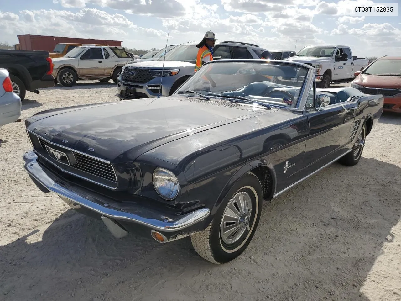 1966 Ford Mustang VIN: 6T08T152835 Lot: 77526524