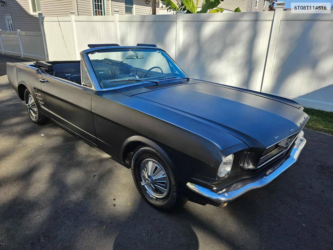 1966 Ford Mustang VIN: 6T08T114516 Lot: 77914614