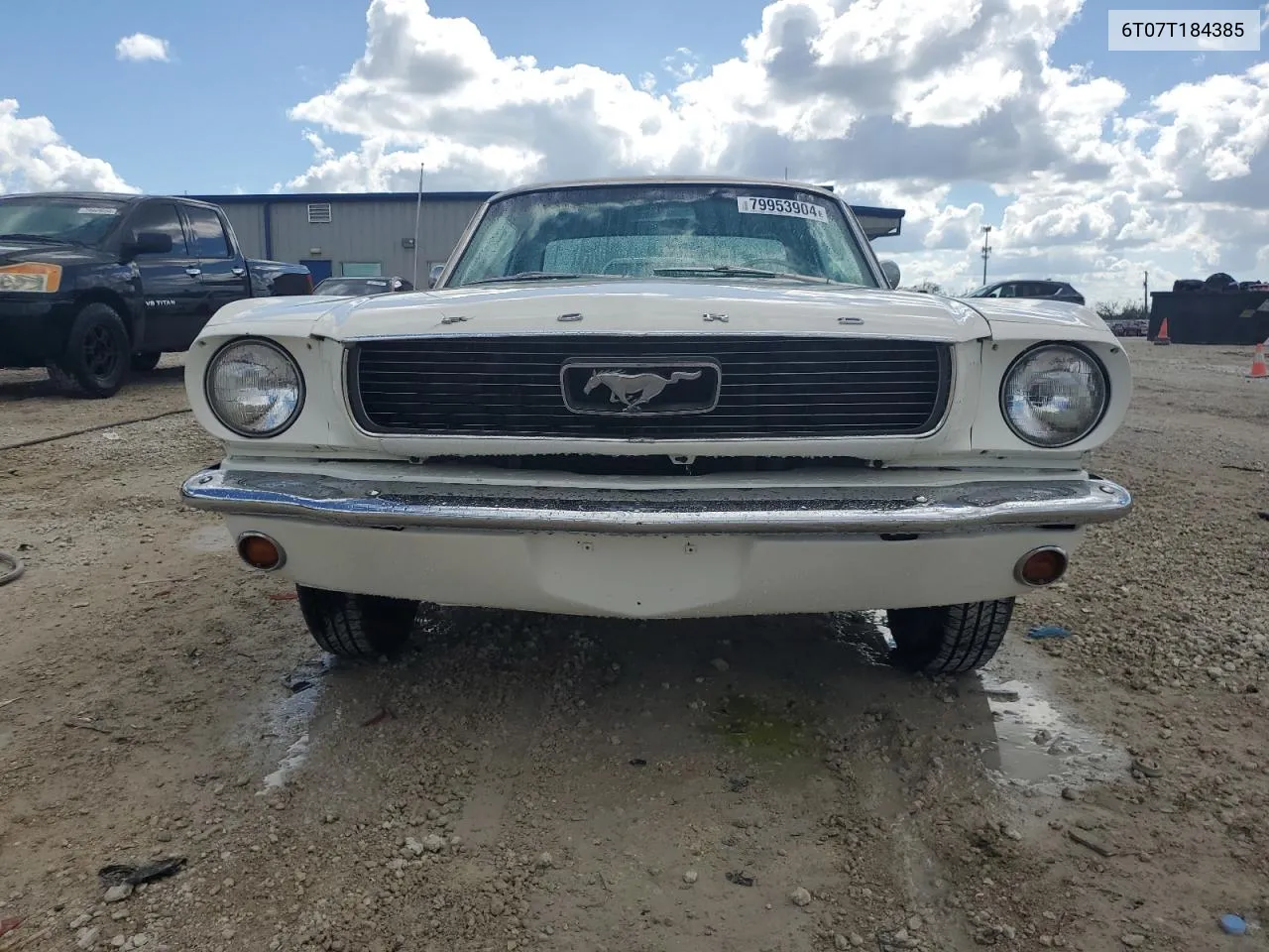 1966 Ford Mustang VIN: 6T07T184385 Lot: 79953904