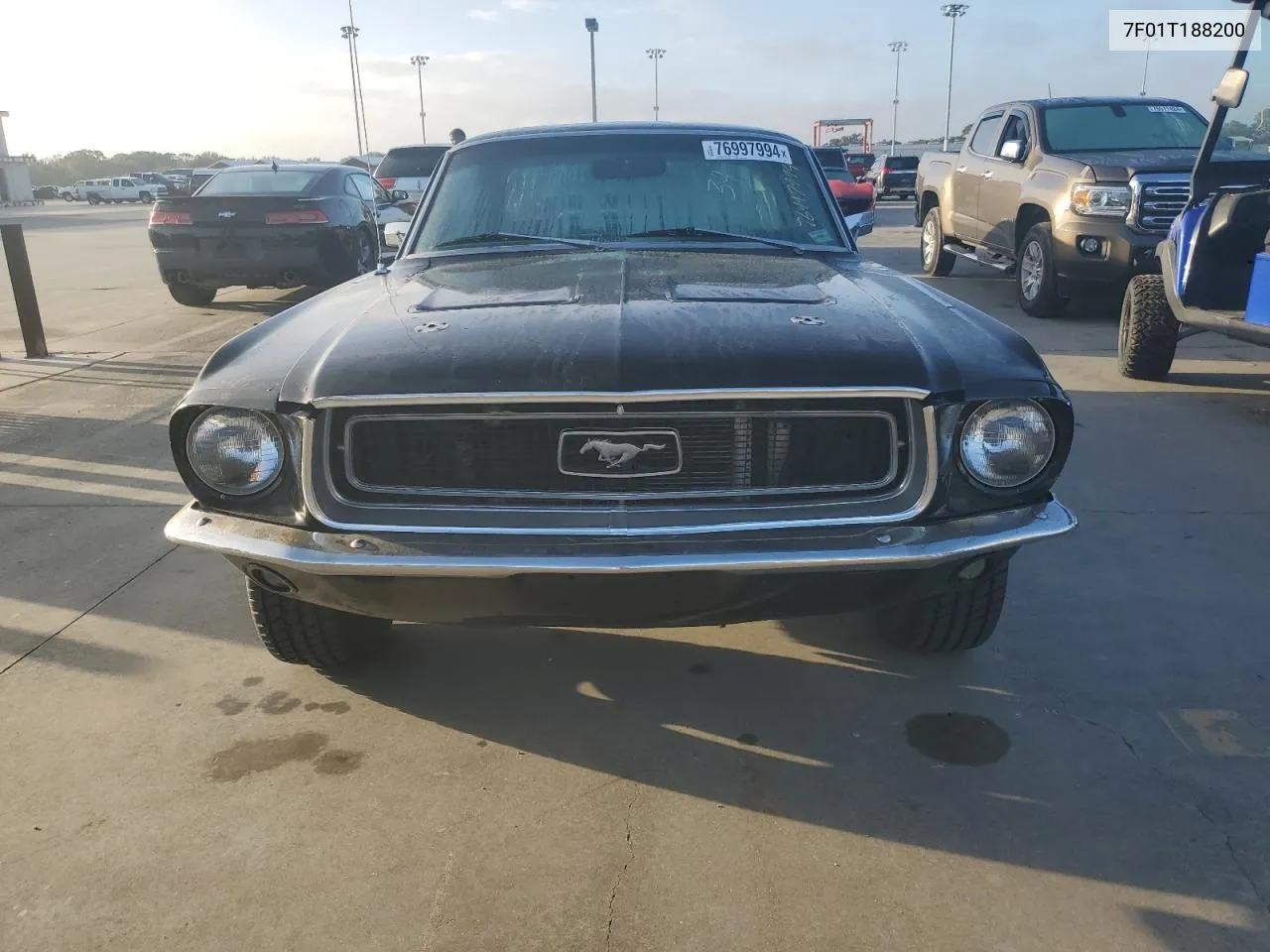 1967 Ford Mustang VIN: 7F01T188200 Lot: 76997994