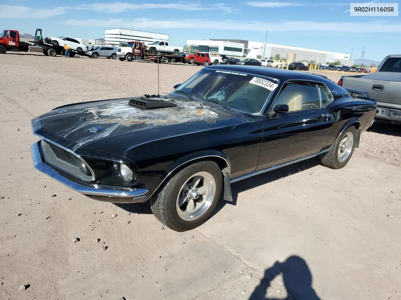 1969 Ford Mustang M1 VIN: 9R02H116058 Lot: 78852334