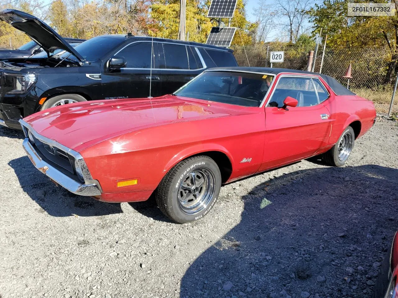 1972 Ford Mustang VIN: 2F01L167332 Lot: 76866364