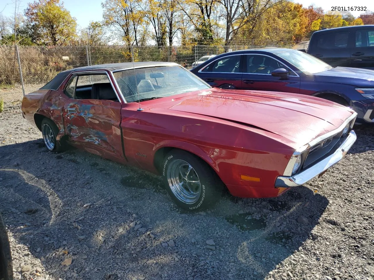 1972 Ford Mustang VIN: 2F01L167332 Lot: 76866364