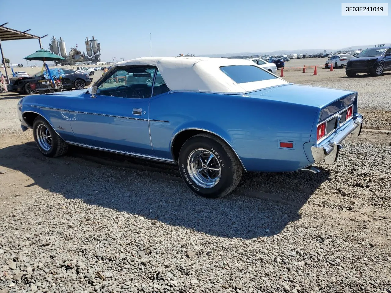 1973 Ford Mustang VIN: 3F03F241049 Lot: 68769294