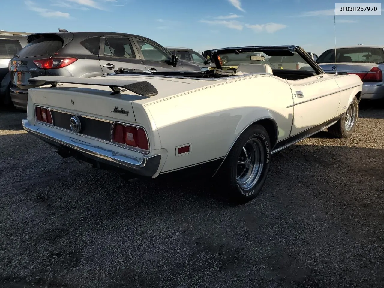 1973 Ford Mustang VIN: 3F03H257970 Lot: 76169144