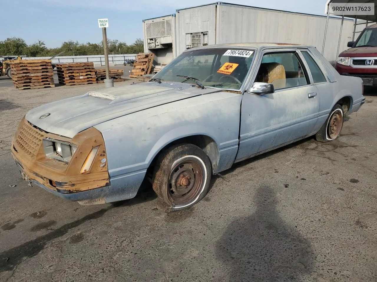 1979 Ford Mustang VIN: 9R02W117623 Lot: 79574824