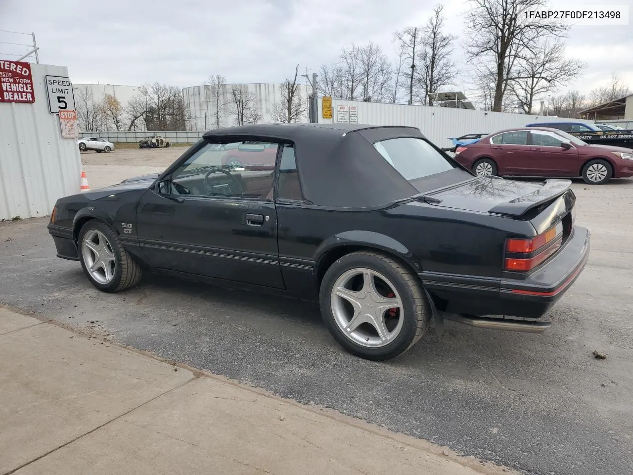 1983 Ford Mustang VIN: 1FABP27F0DF213498 Lot: 81106344