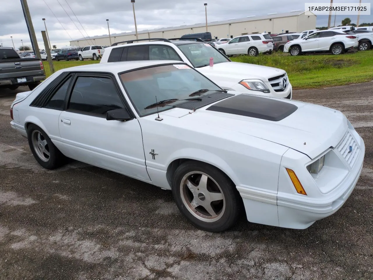 1984 Ford Mustang L VIN: 1FABP28M3EF171925 Lot: 74042794