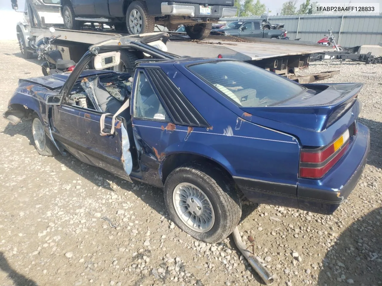 1985 Ford Mustang Lx VIN: 1FABP28A4FF128833 Lot: 61380294