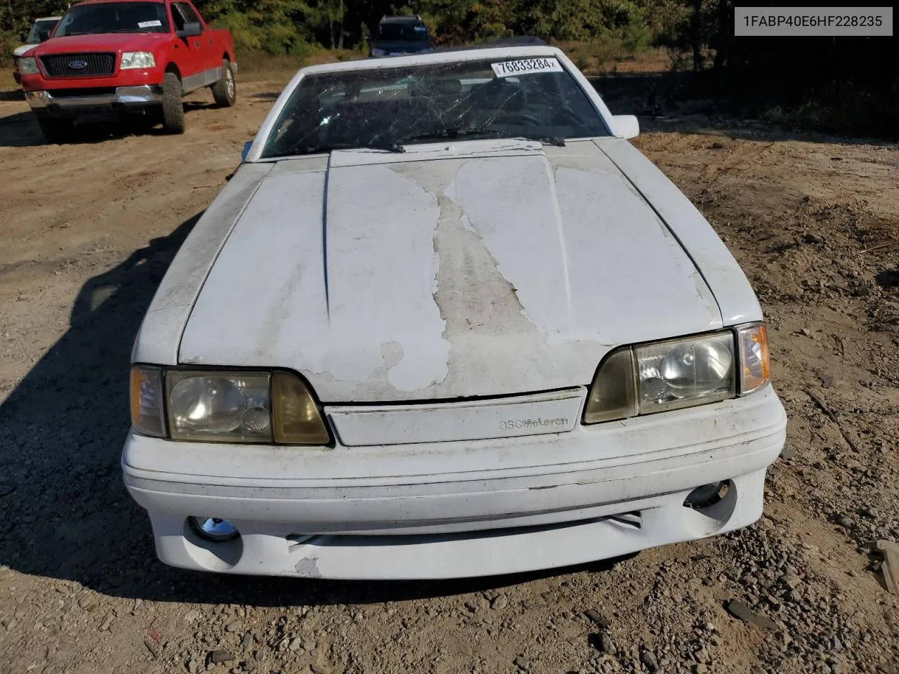 1987 Ford Mustang Lx VIN: 1FABP40E6HF228235 Lot: 76833284