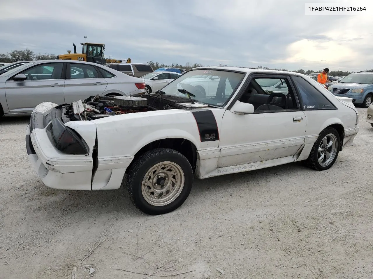 1987 Ford Mustang Gt VIN: 1FABP42E1HF216264 Lot: 78362554