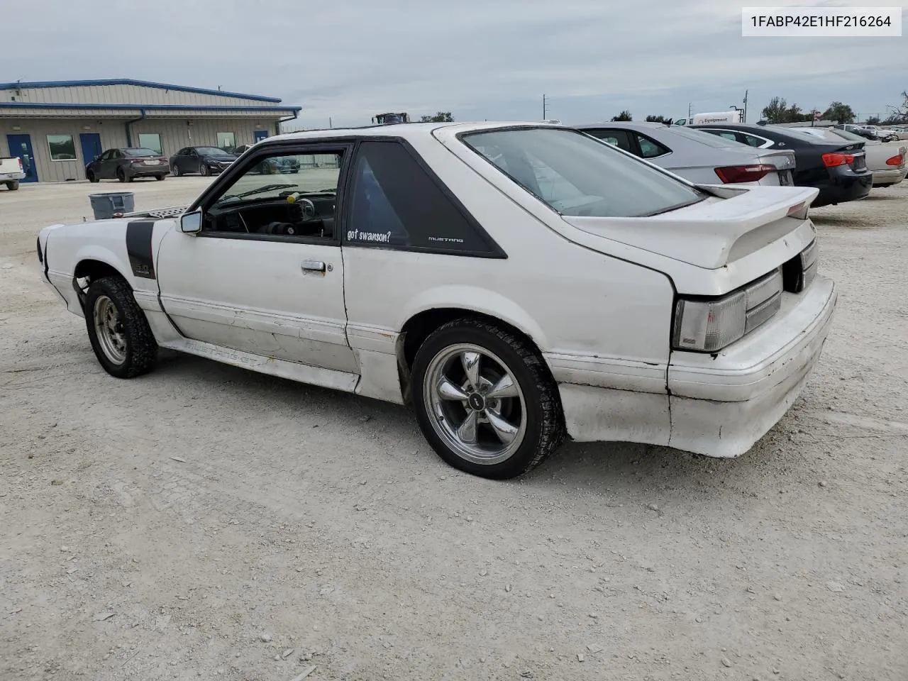 1987 Ford Mustang Gt VIN: 1FABP42E1HF216264 Lot: 78362554