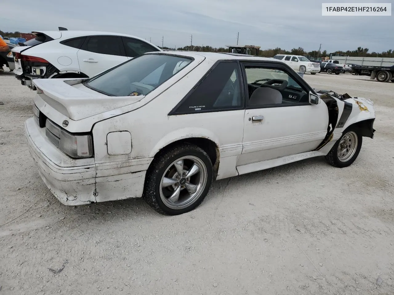 1987 Ford Mustang Gt VIN: 1FABP42E1HF216264 Lot: 78362554