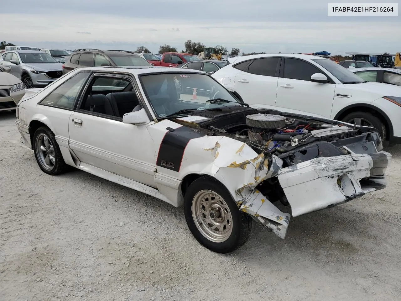 1987 Ford Mustang Gt VIN: 1FABP42E1HF216264 Lot: 78362554