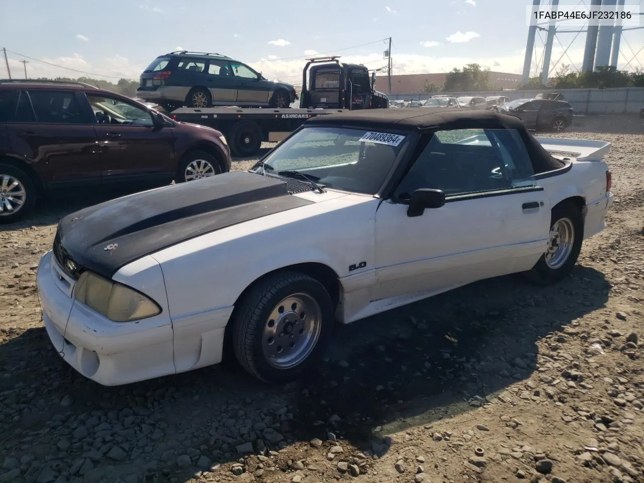 1988 Ford Mustang Lx VIN: 1FABP44E6JF232186 Lot: 70489364