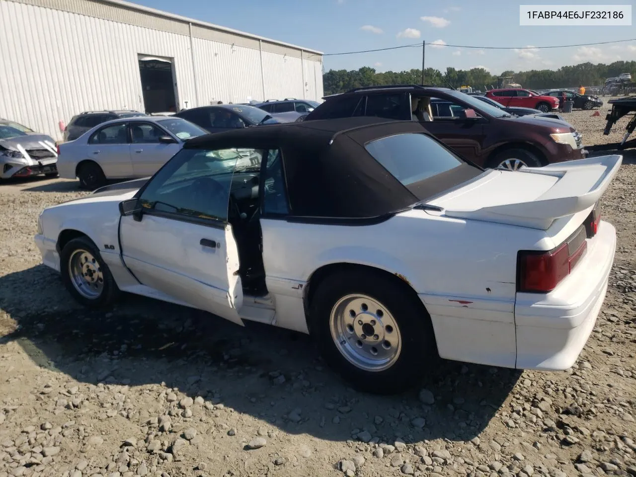 1988 Ford Mustang Lx VIN: 1FABP44E6JF232186 Lot: 70489364