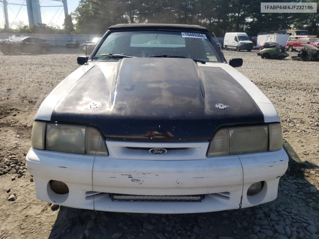 1988 Ford Mustang Lx VIN: 1FABP44E6JF232186 Lot: 70489364