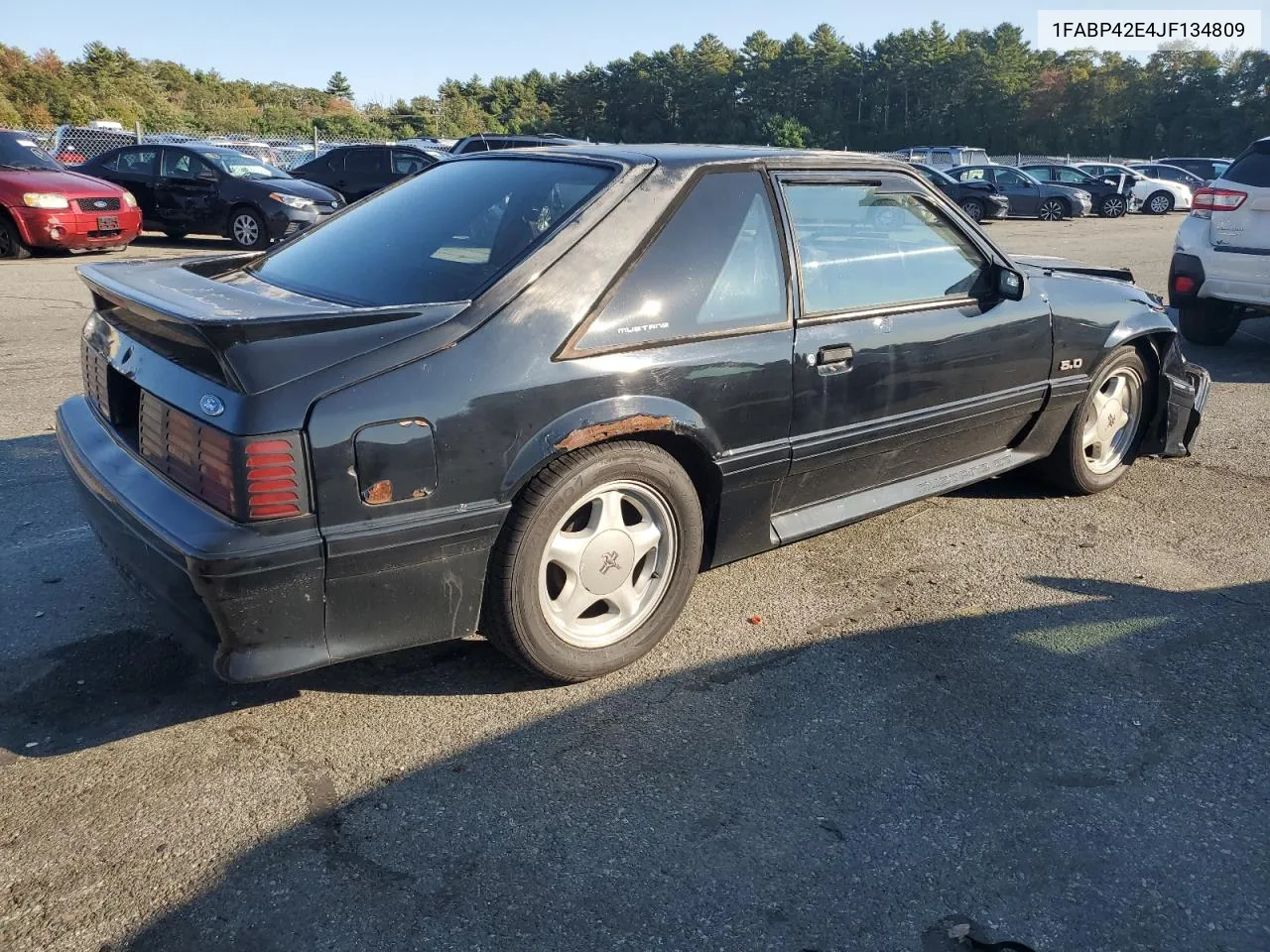 1988 Ford Mustang Gt VIN: 1FABP42E4JF134809 Lot: 72291394