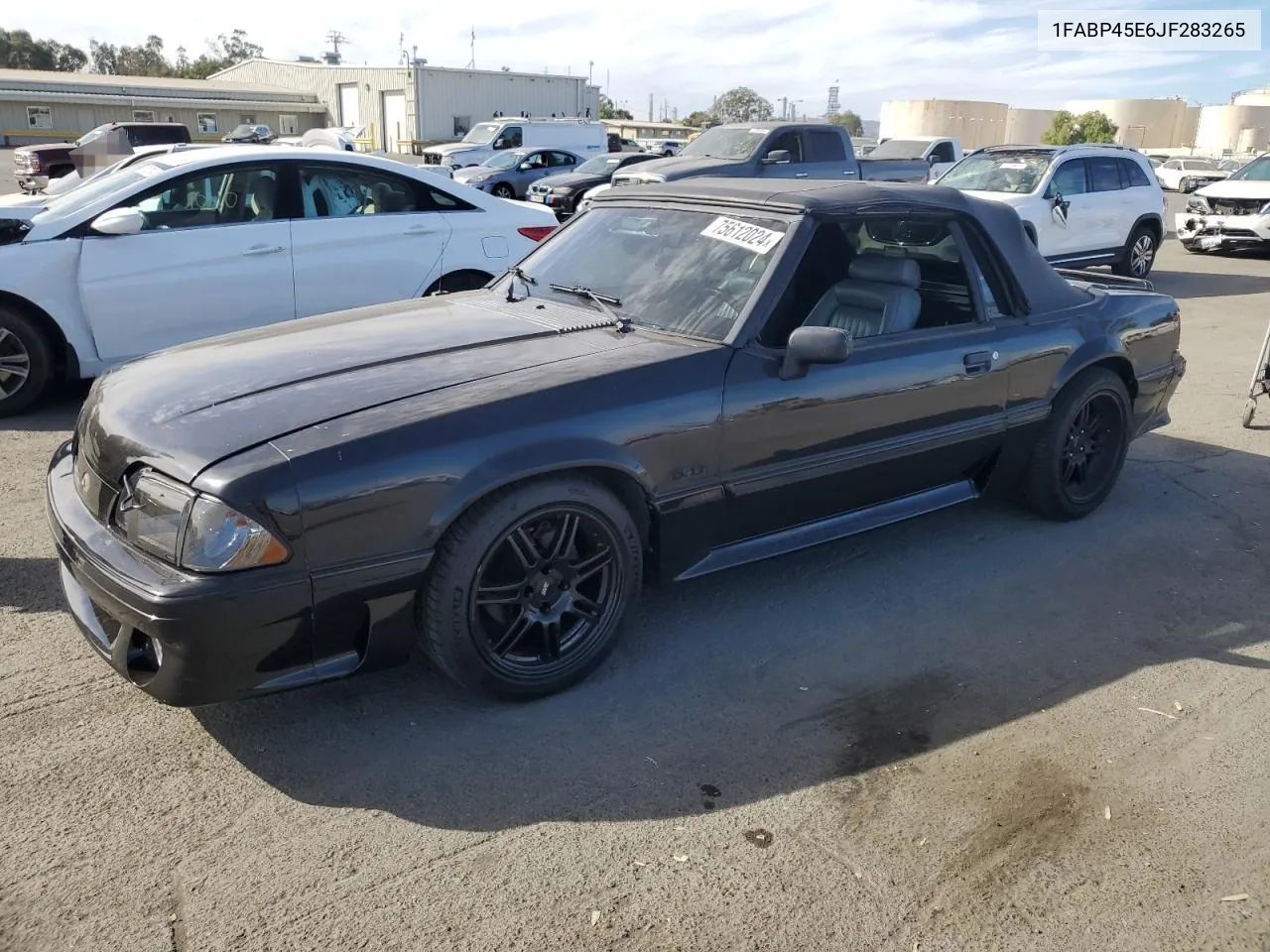 1988 Ford Mustang Gt VIN: 1FABP45E6JF283265 Lot: 75612024