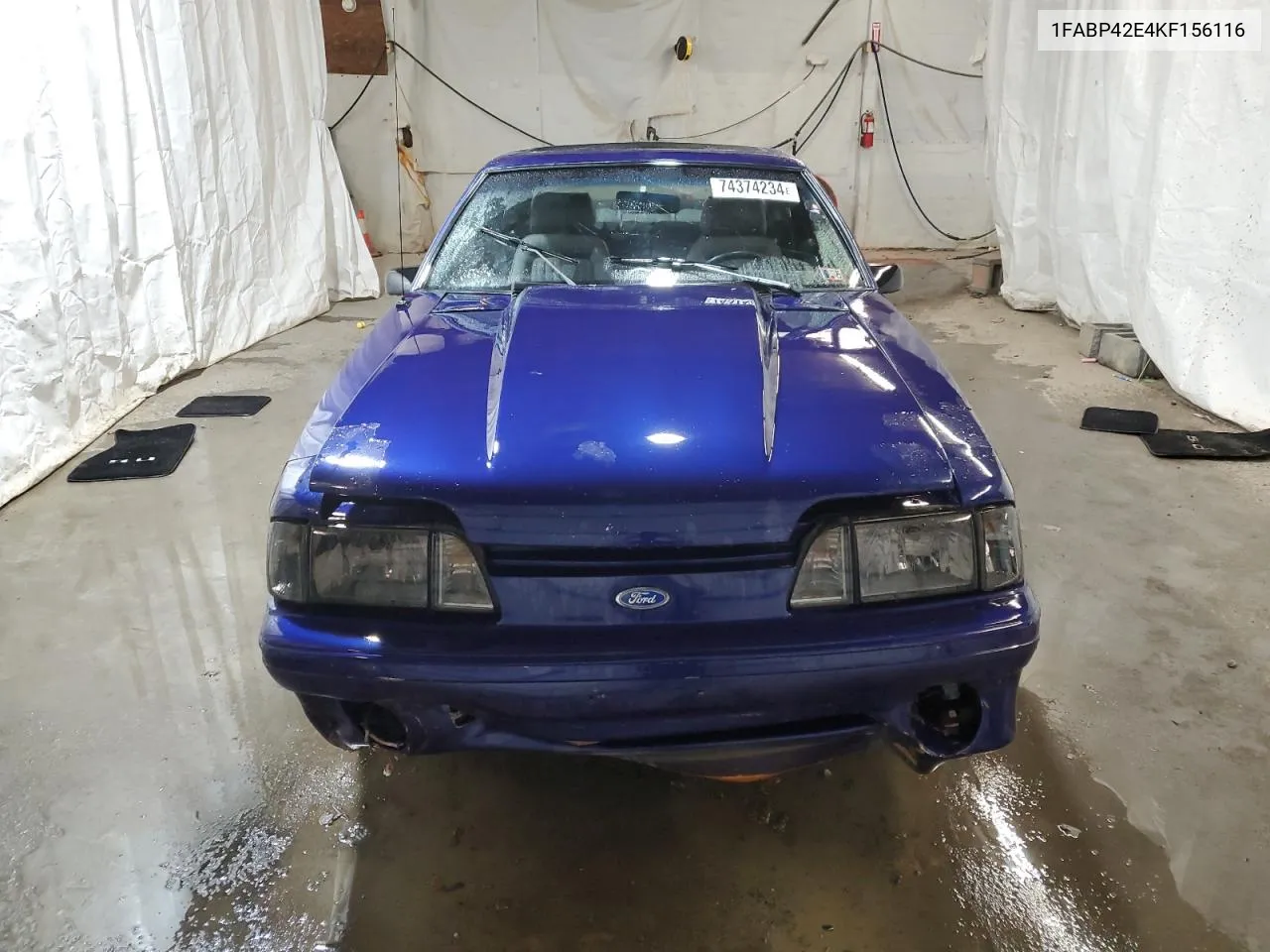 1FABP42E4KF156116 1989 Ford Mustang Gt