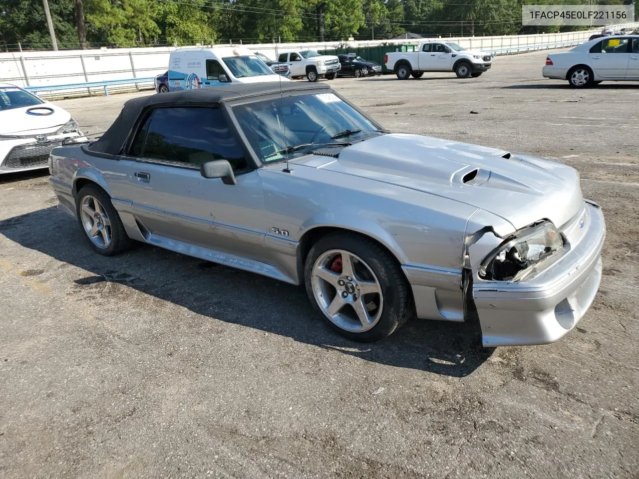 1990 Ford Mustang Gt VIN: 1FACP45E0LF221156 Lot: 71545084