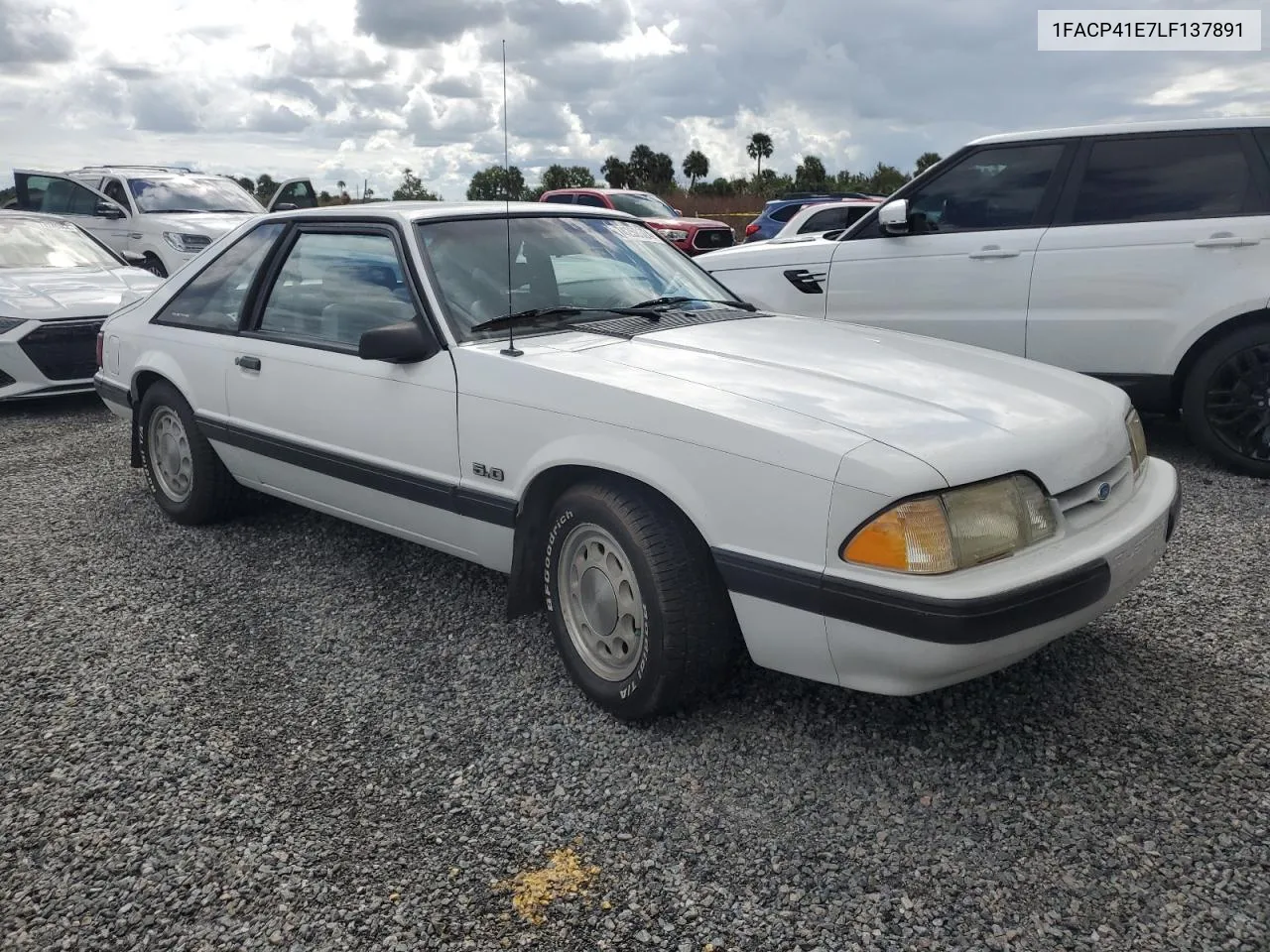 1990 Ford Mustang Lx VIN: 1FACP41E7LF137891 Lot: 74258624