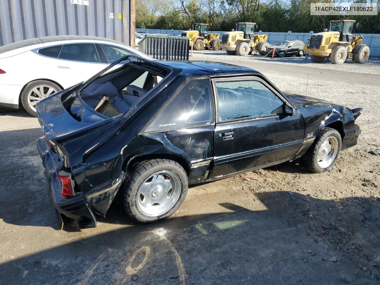 1990 Ford Mustang Gt VIN: 1FACP42EXLF180622 Lot: 74346964