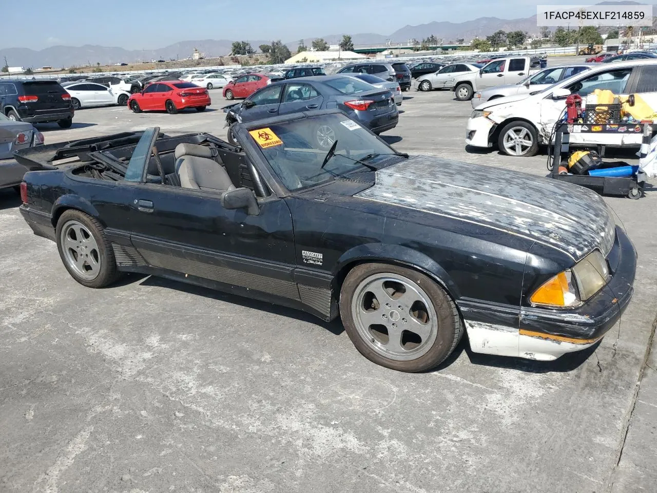 1990 Ford Mustang Gt VIN: 1FACP45EXLF214859 Lot: 75099824