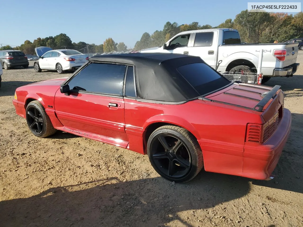 1990 Ford Mustang Gt VIN: 1FACP45E5LF222433 Lot: 77871634