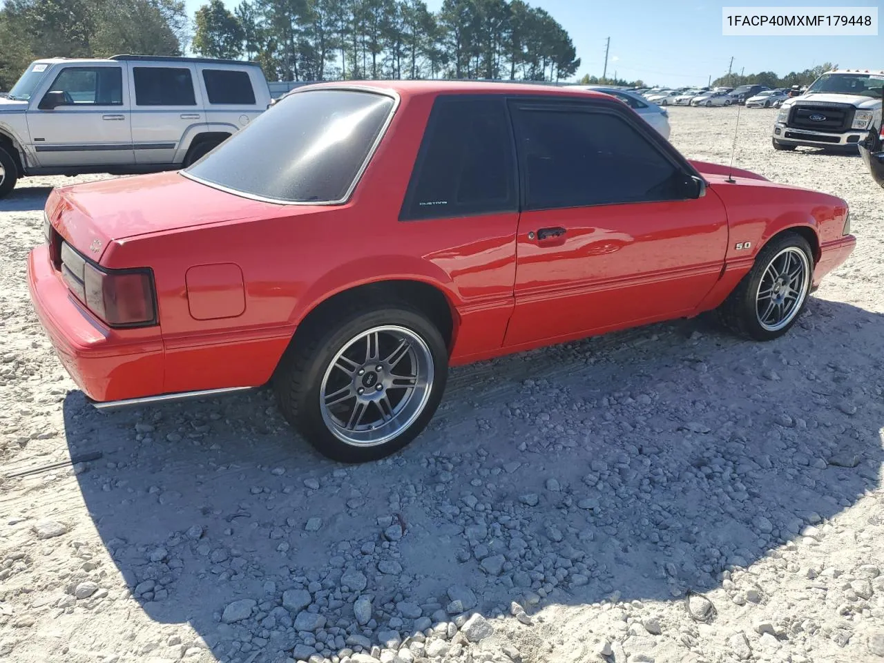 1991 Ford Mustang Lx VIN: 1FACP40MXMF179448 Lot: 73485044