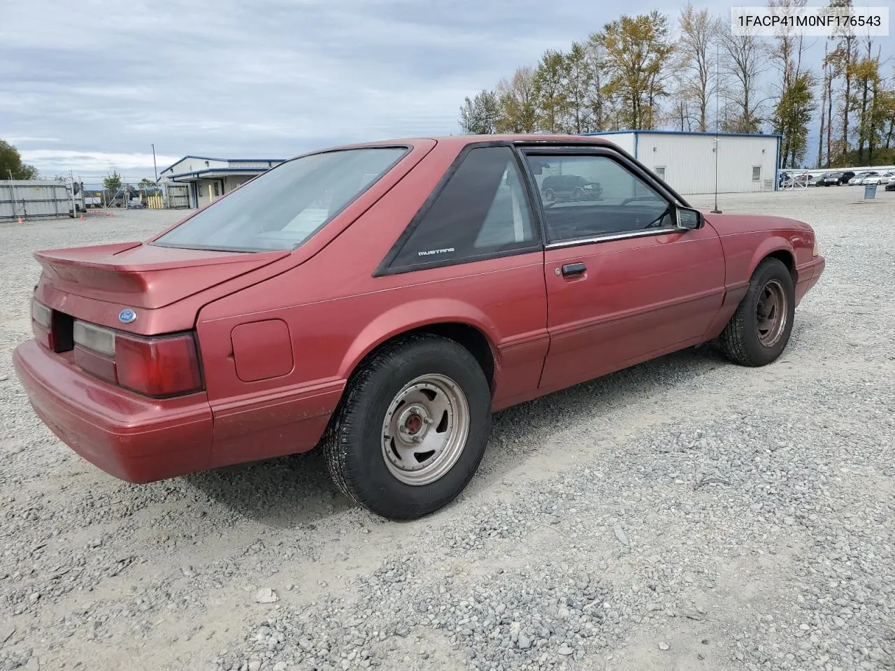 1992 Ford Mustang Lx VIN: 1FACP41M0NF176543 Lot: 74250684