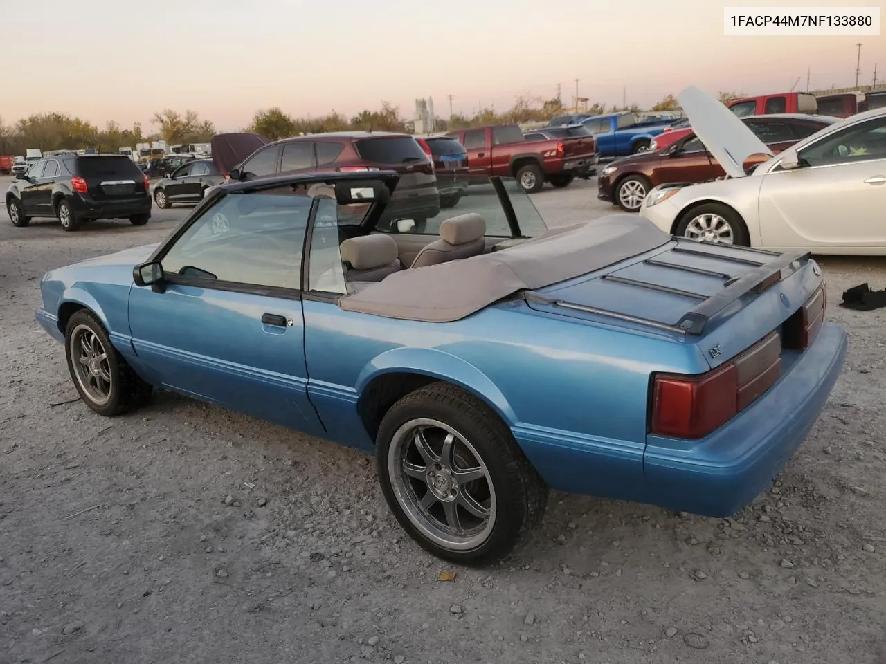 1992 Ford Mustang Lx VIN: 1FACP44M7NF133880 Lot: 78168634