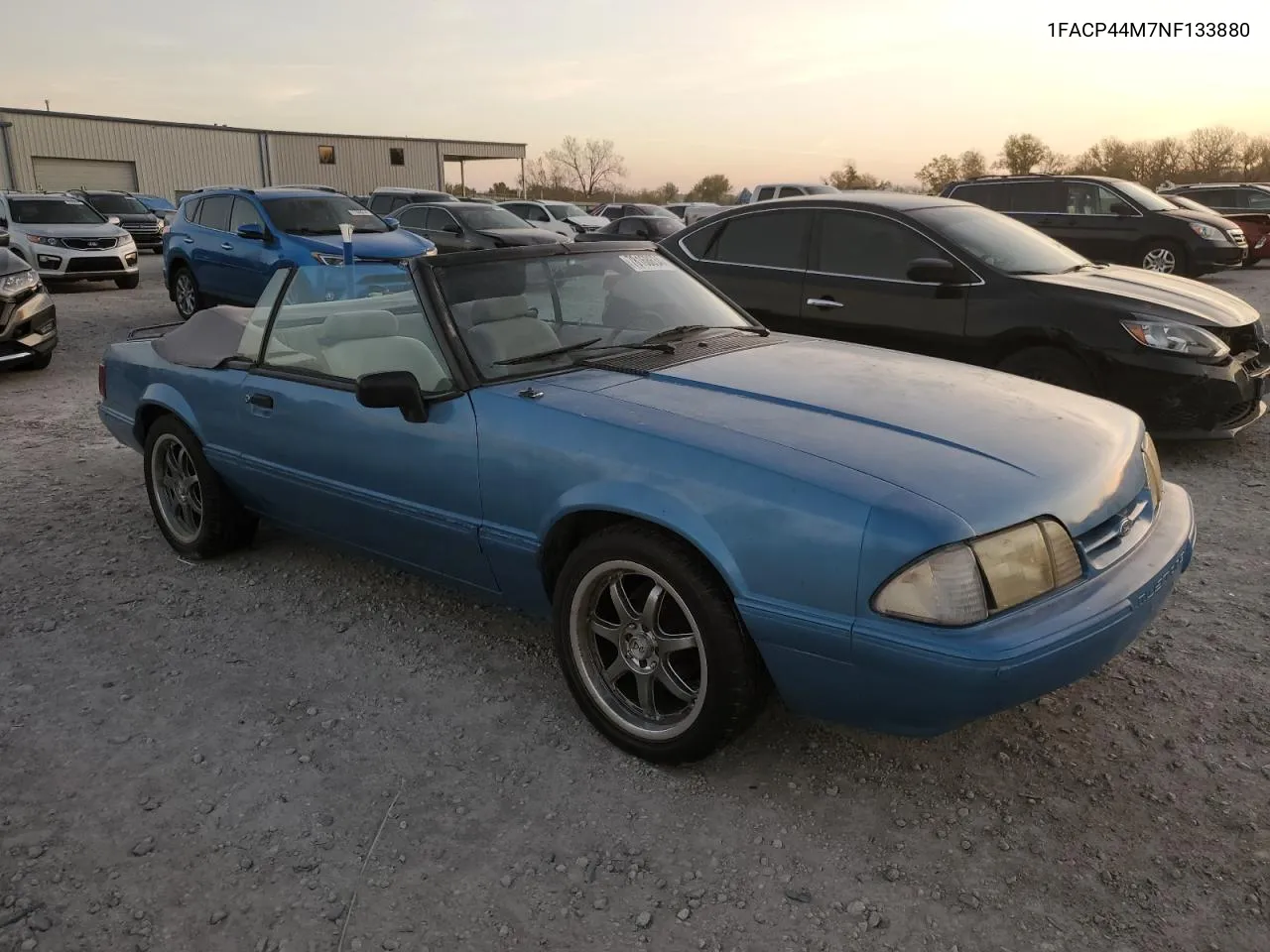 1992 Ford Mustang Lx VIN: 1FACP44M7NF133880 Lot: 78168634