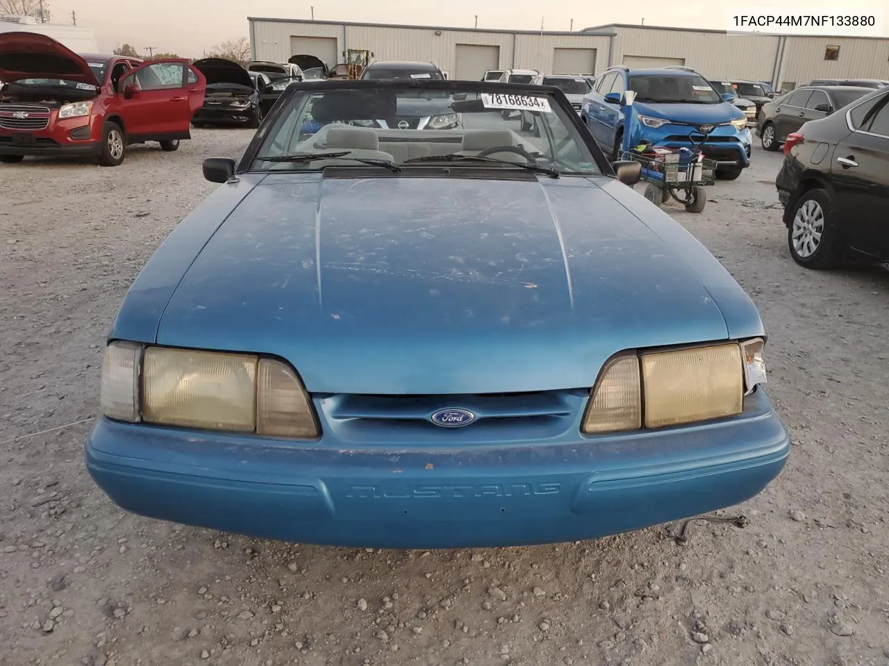 1992 Ford Mustang Lx VIN: 1FACP44M7NF133880 Lot: 78168634