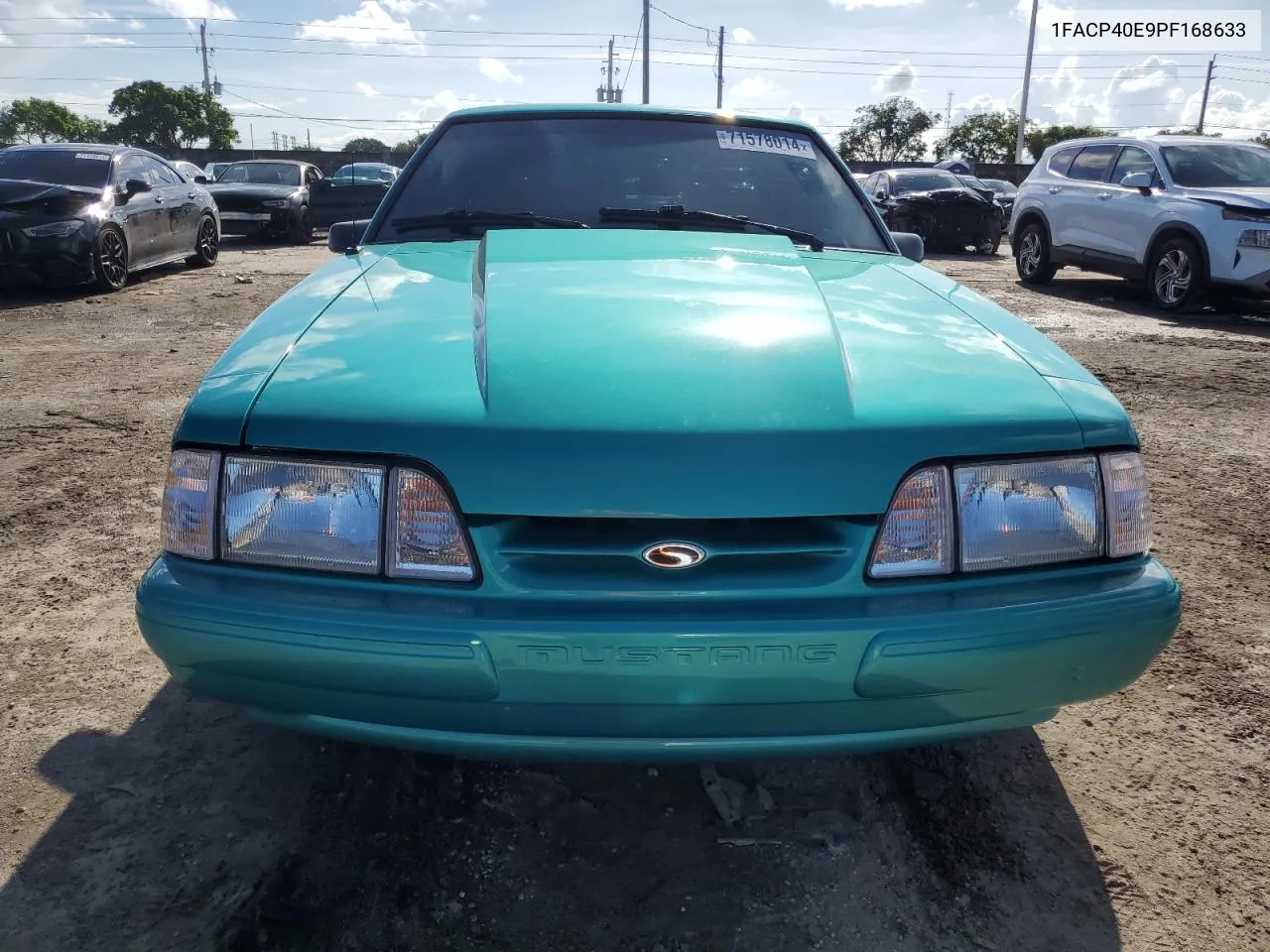 1993 Ford Mustang Lx VIN: 1FACP40E9PF168633 Lot: 71578014